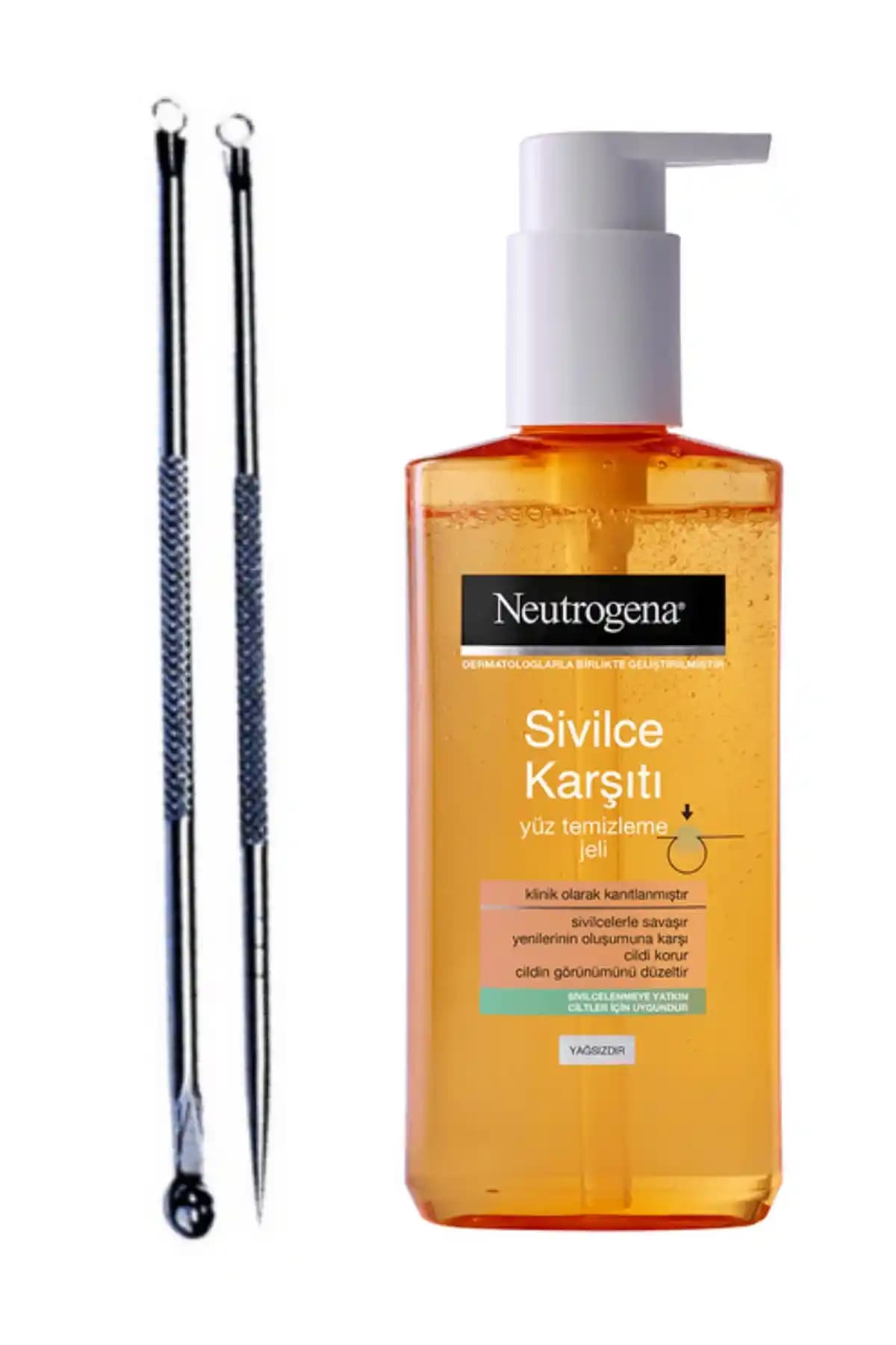 Neutrogena Akne Siyah Nokta Temizleyici Jel Ürünü Cilt Sağlığı ve Temizliği İçin Uygun