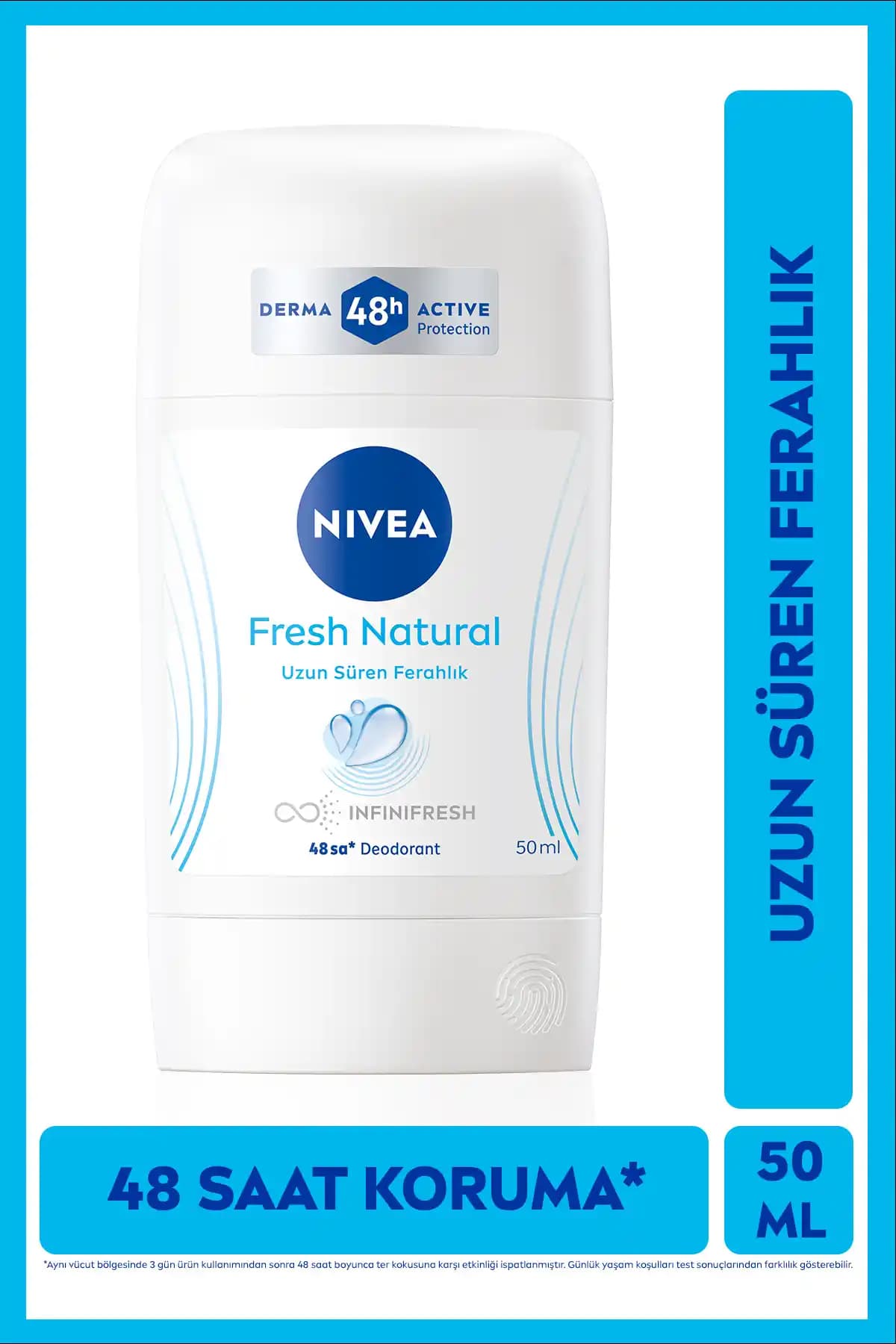NIVEA Kadın Fresh Natural Stick Deodorant Günlük Kullanım İçin Doğal ve Etkili Koruma