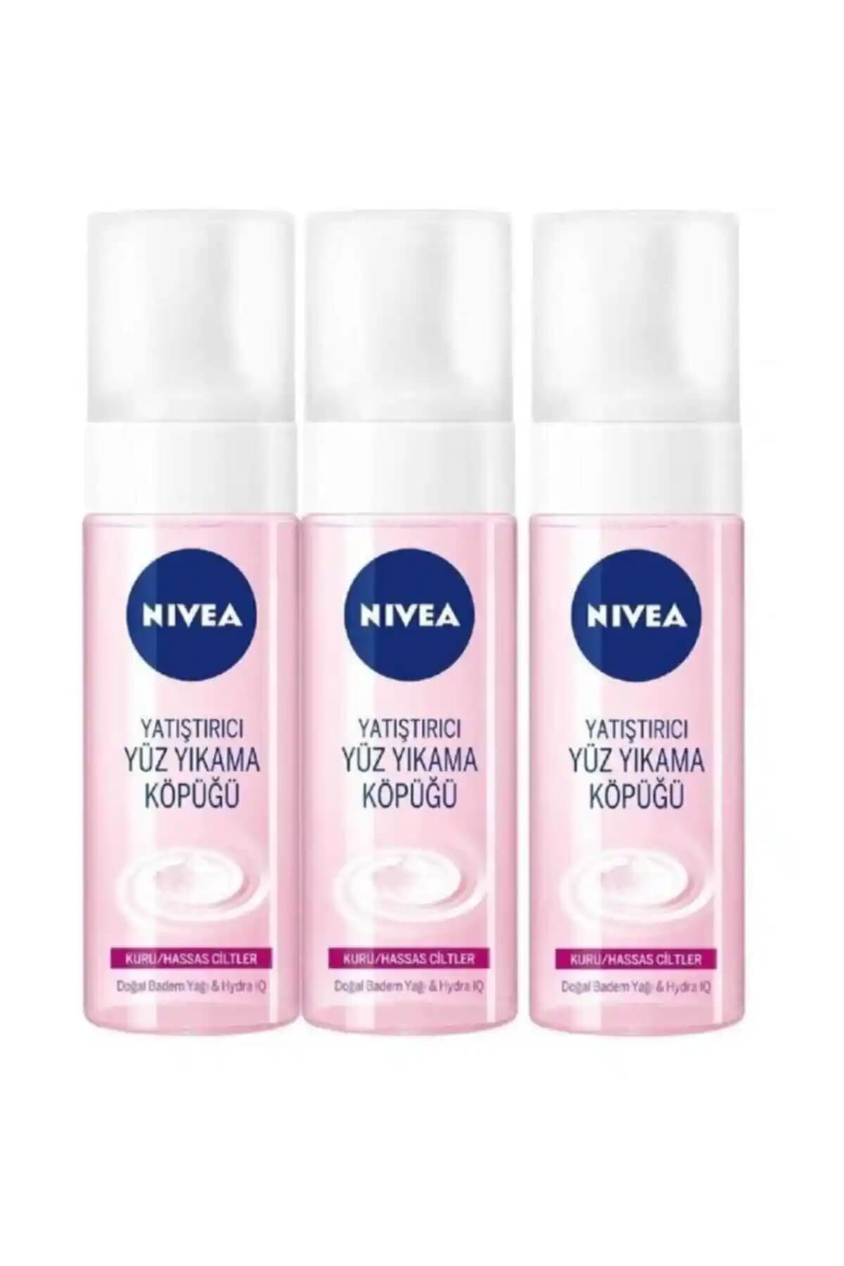 NIVEA Kuru Hassas Ciltler İçin Yatıştırıcı Yüz Yıkama Köpüğü 150 ml ile Temizlik ve Nem Sağlayın