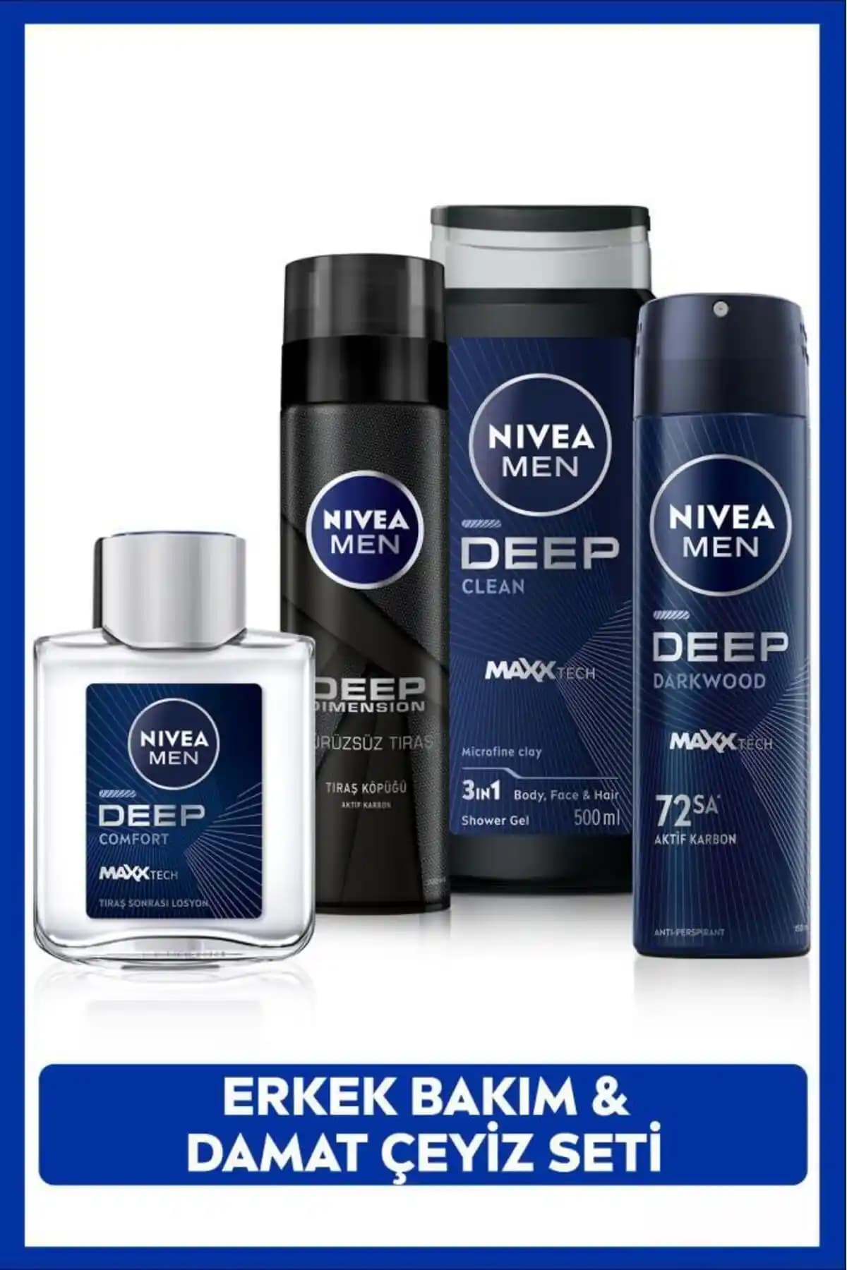 NIVEA MEN Erkek Bakım ve Damat Çeyiz Seti: Günlük Bakım İçin Pratik ve Güvenilir Çözüm