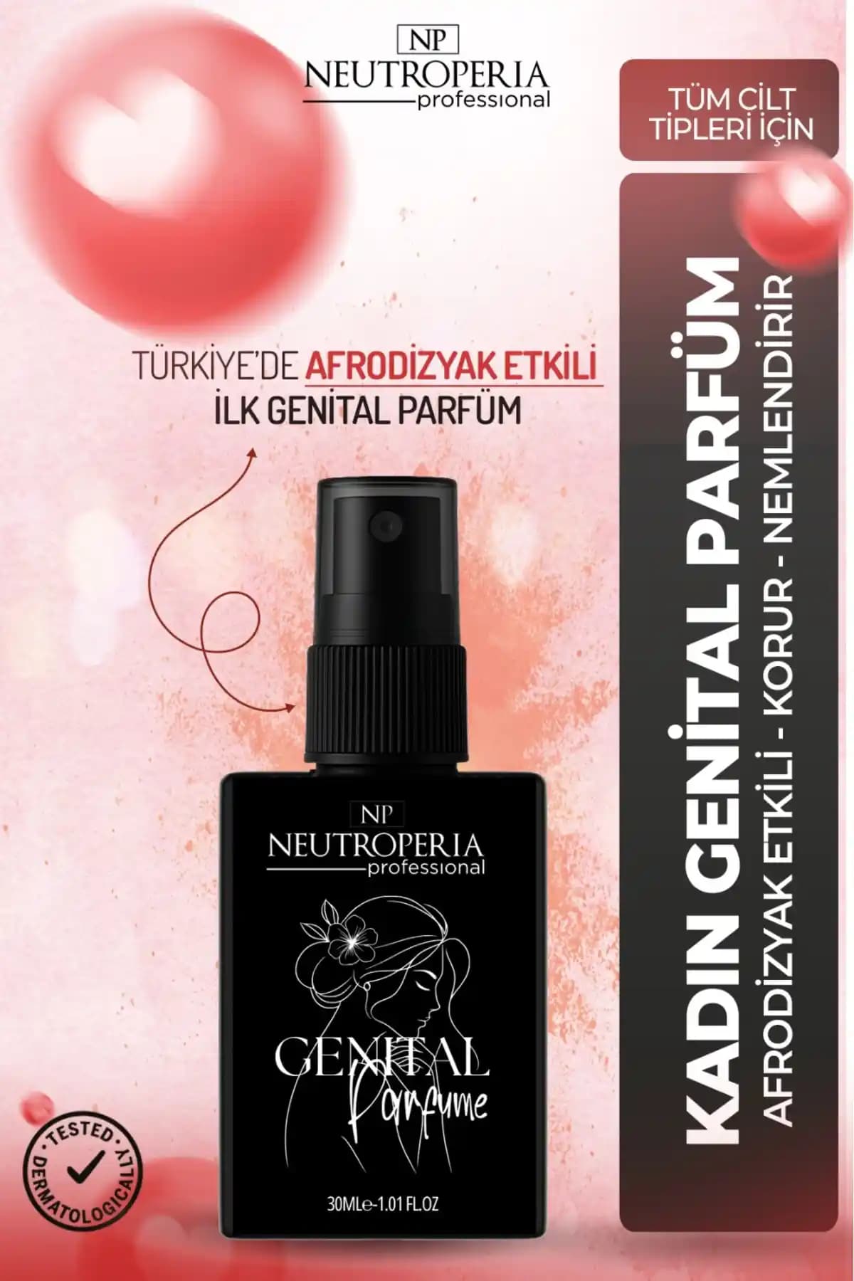 NP Neutroperia Profesyonel Afrodyziyak ve Oryantal Kadın Dış İntim Parfümü Güçlü ve Kalıcı Koku