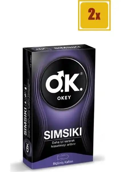 Okey 10 Adet Sımsıkı Prezervatif Seti Güvenli ve Konforlu Kullanım İçin Uygun