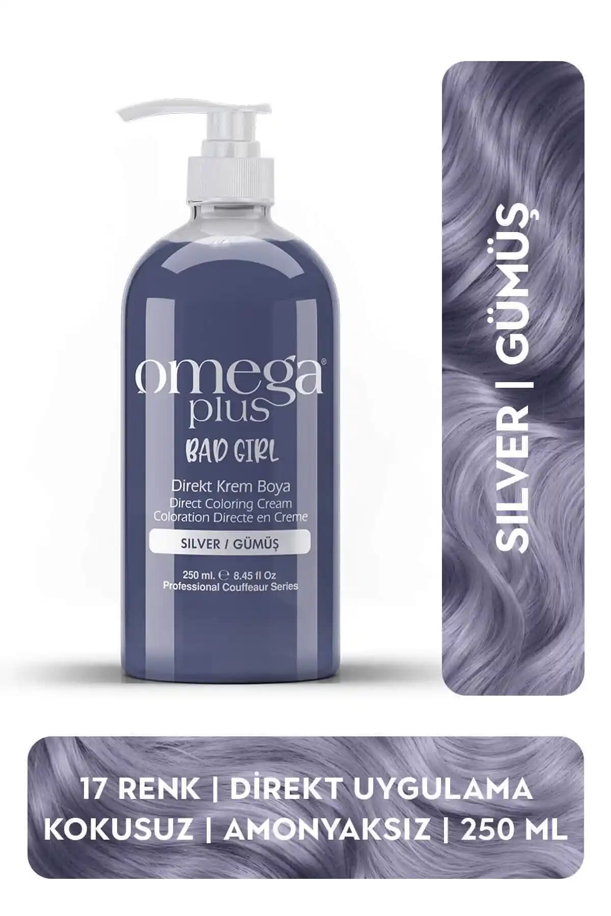 Omega Plus Bad Girl Gümüş Geçici Saç Boyası İncelemesi ve Kullanım Rehberi