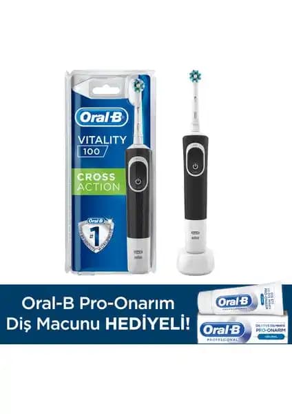 Oral-B D100 Şarjlı Diş Fırçası ve Pro Onarım Diş Macunu ile Günlük Ağız Bakımı