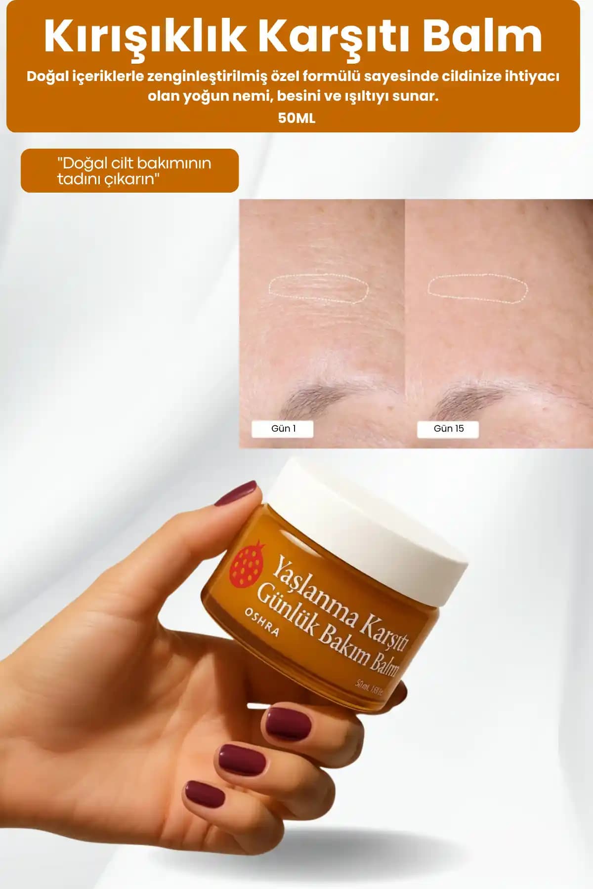 Oshra Yaşlanma ve Kırışıklık Karşıtı Balm: Doğal ve Etkili Cilt Bakım Sırları