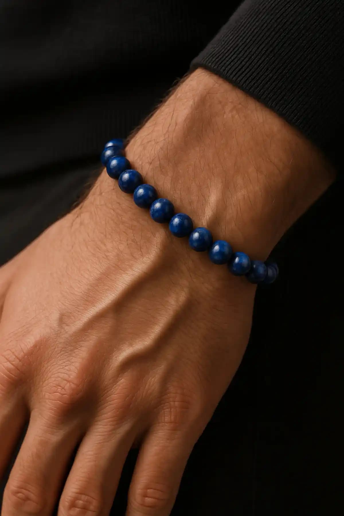 Padore Unisex Lapis Lazuli Doğal Taş Bileklik Şık ve Enerjik Tasarım