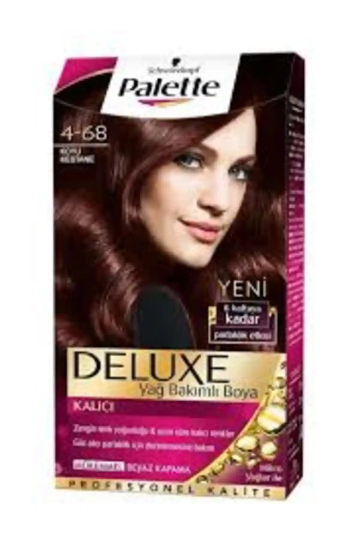 Palette Deluxe 4/68 Koyu Kestane Saç Boyası: Kalıcı ve Doğal Renk Seçeneği