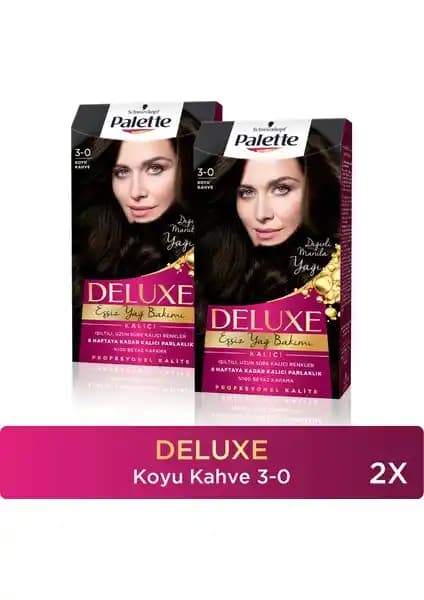Palette Deluxe Saç Boyası 3-0 Koyu Kahve: Kalıcı ve Canlı Saç Rengi İçin Güvenilir Seçenek