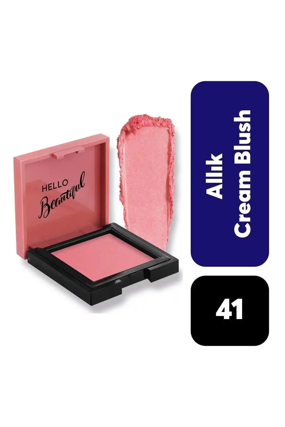 Pastel Cream Blush Krem Allık 41 Dazzling Doğal ve Kalıcı Makyaj İçin Uygun