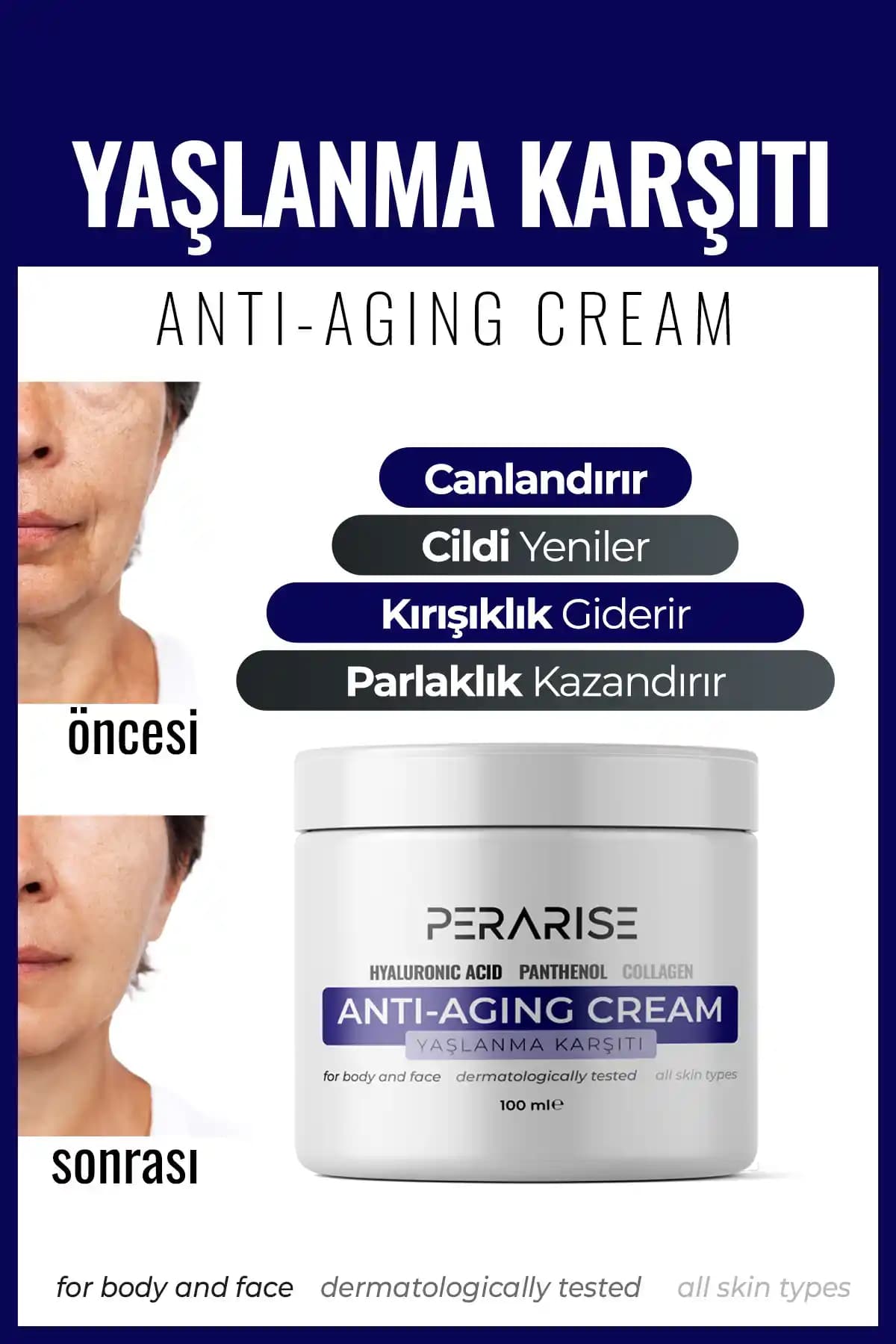 PeraRise Gençleştiren Cilt Yenileyici Krem: Doğal ve Etkili Güzellik Çözümü