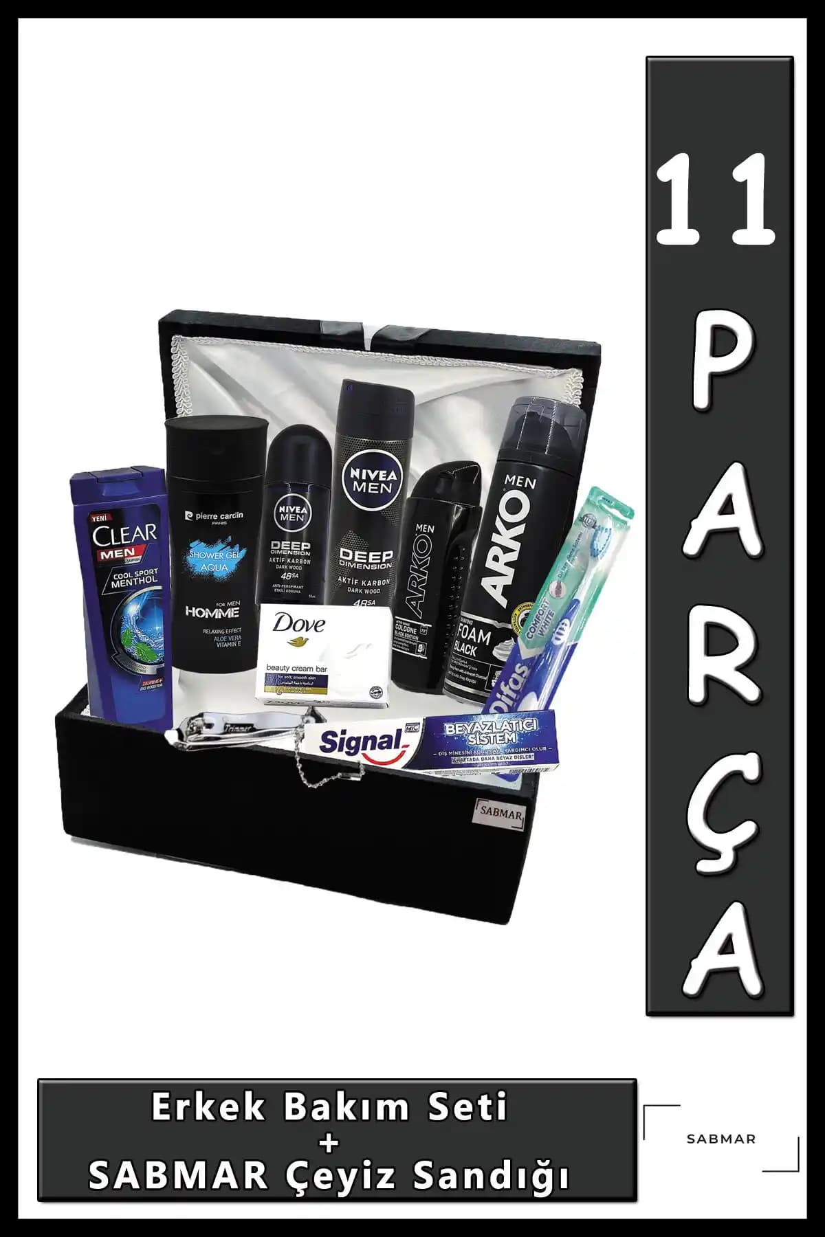 Pierre Cardin Erkek Bakım Seti Damat Bohçası Nişan ve Günlük Bakım İçin Uygun