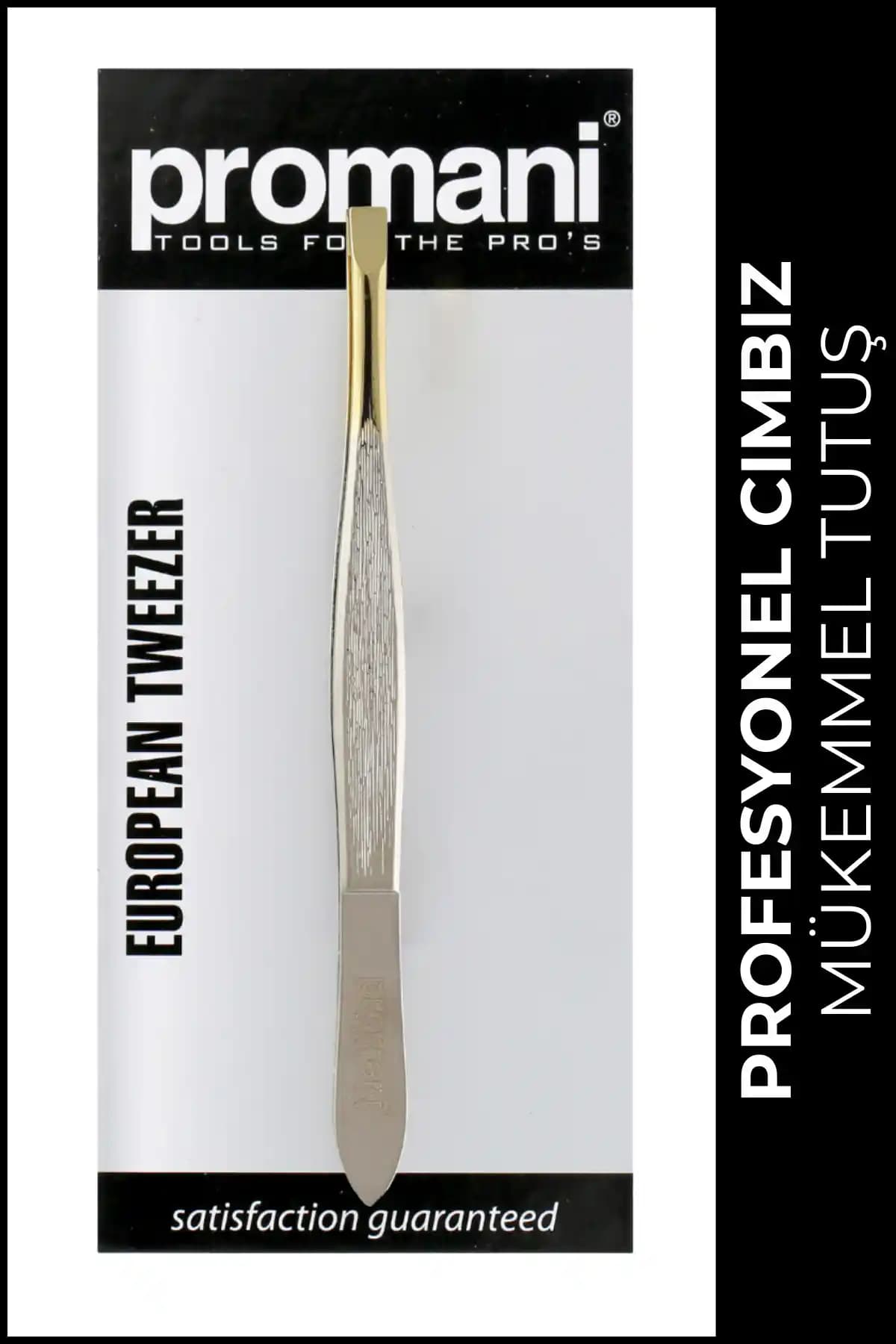 Promani Düz Uçlu European Cımbız PR-921: Hassas ve Dayanıklı Kaş Şekillendirme Aracı