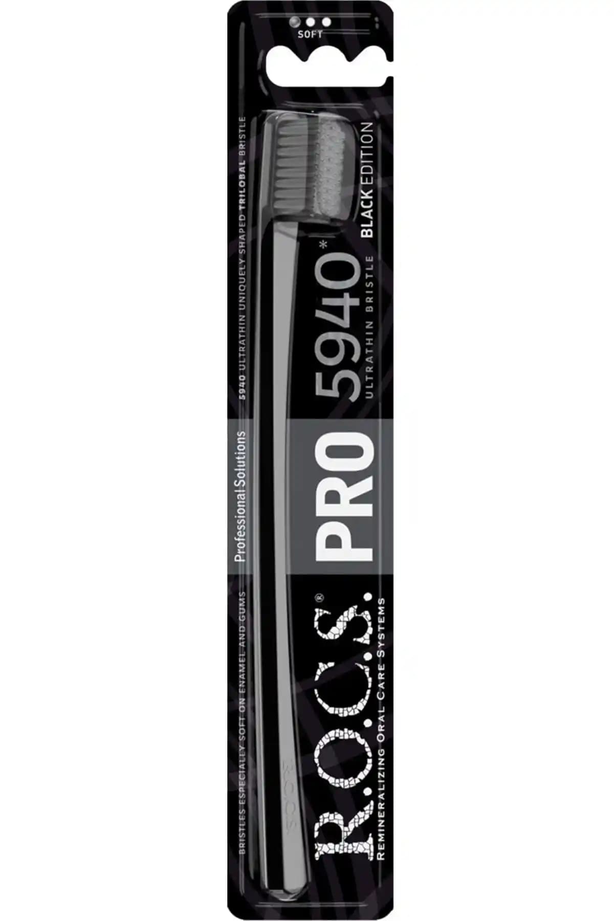 R.O.C.S. Rocs Pro Siyah 5940 Yeni Seri Yumuşak Kıllı Diş Fırçası Temizlik ve Ergonomi Özellikleri