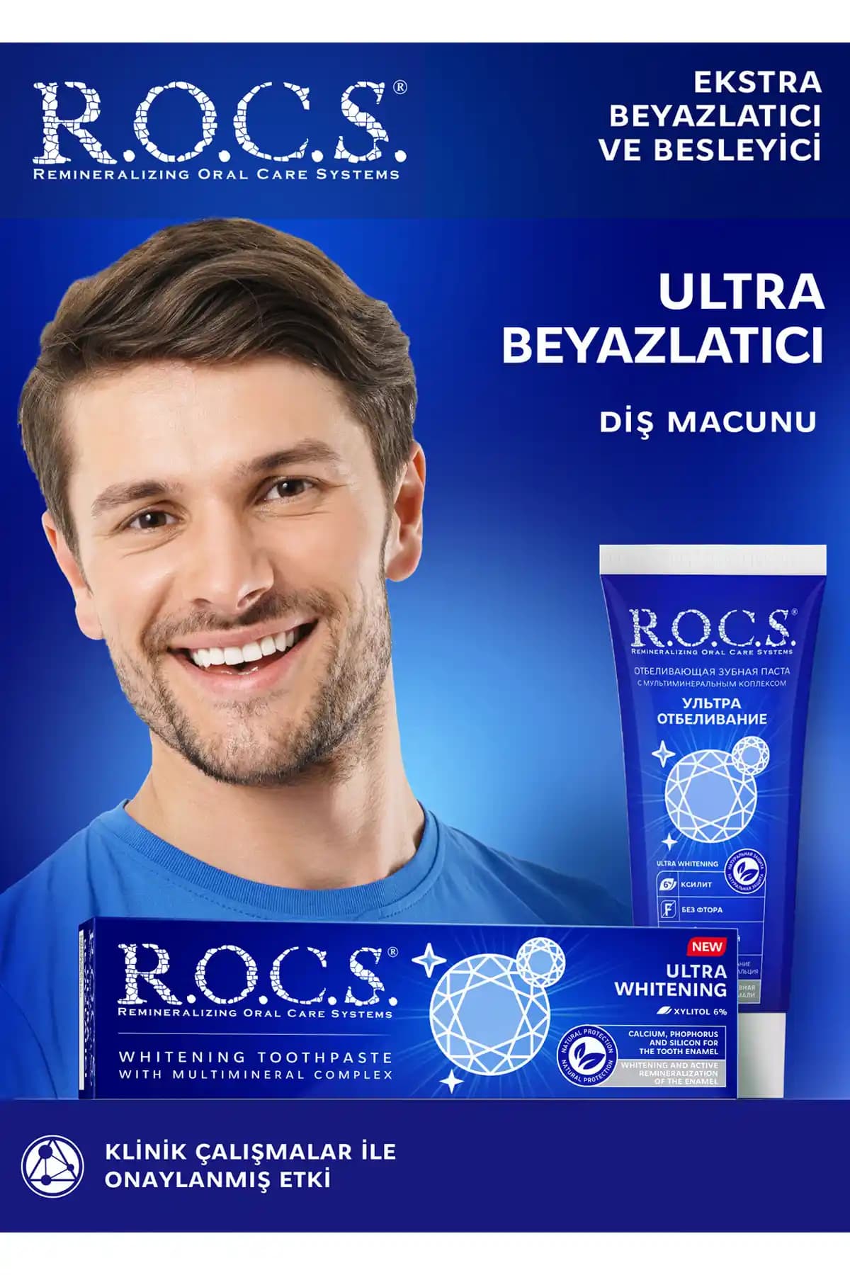 R.O.C.S. Ultra Beyazlatıcı Diş Macunu: Güvenilir ve Hassas Dişler İçin Etkili Beyazlatma Çözümü
