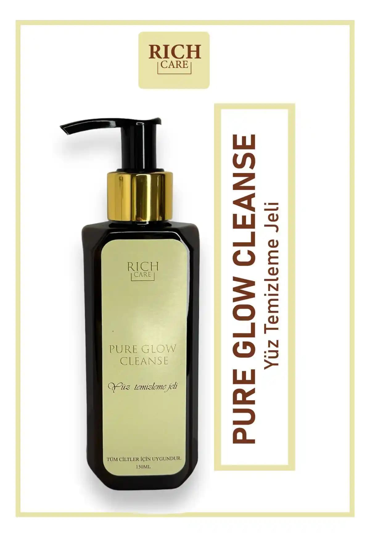 Rich Care Yüz Temizleme Jeli: Karma ve Yağlı Ciltler İçin Günlük Temizlik ve Bakım Çözümü