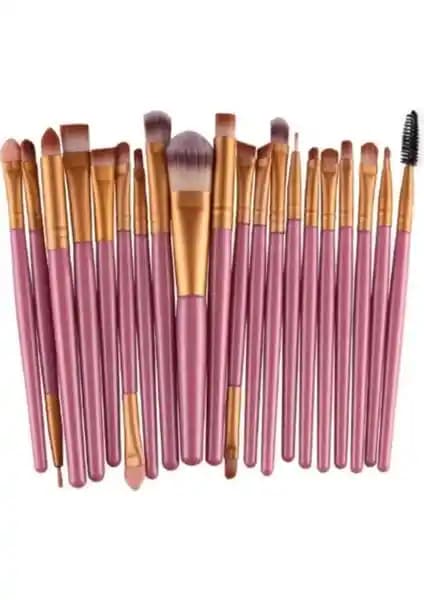 Roesia Rose Kozmetik 20'li Makyaj Fırça Seti Şık Tasarım ve Yüksek Kalite