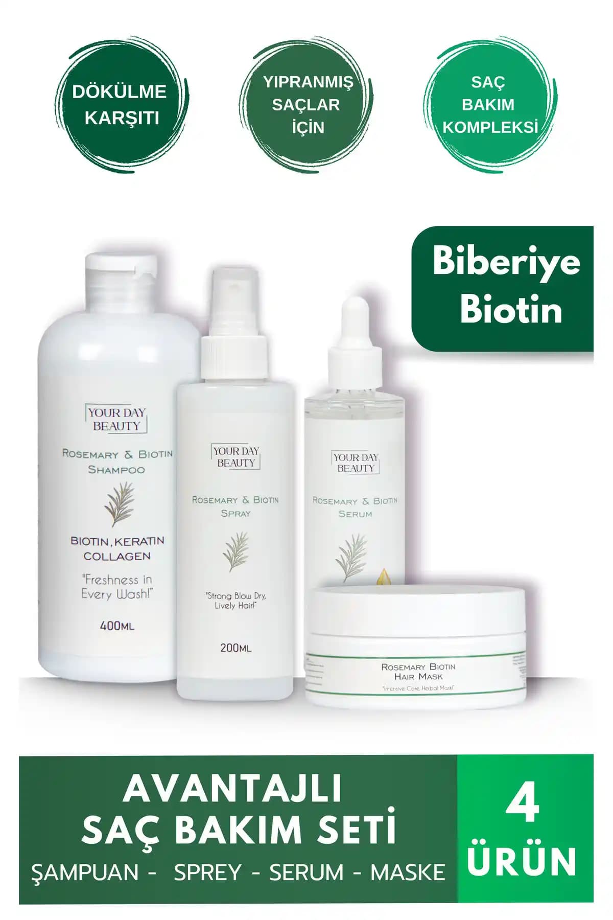 Saç Sağlığını Destekleyen Doğal ve Etkili Saç Bakım Seti Özellikleri ve Faydaları