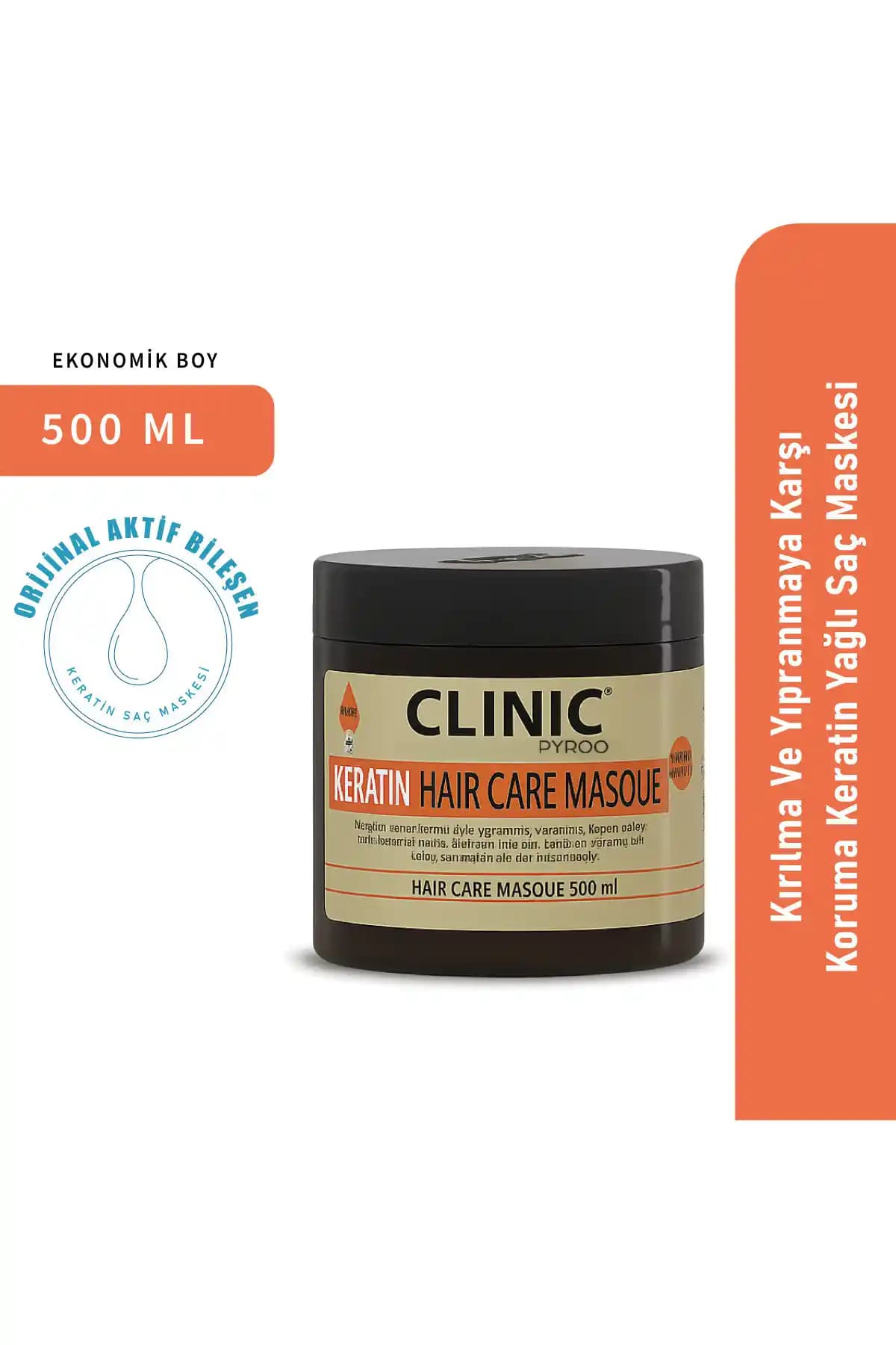 Saç Sağlığını Güçlendiren CLINIC PYROO Keratin Yağlı Saç Maskesi Özellikleri ve Faydaları