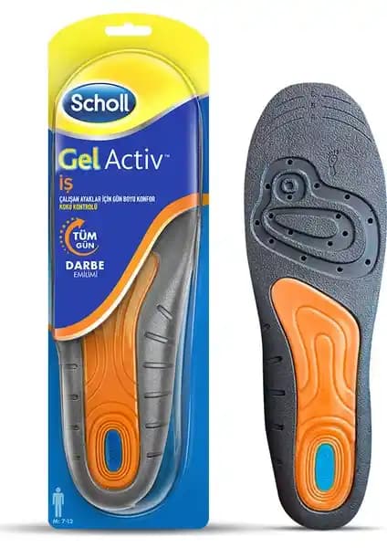 Scholl Gel Aktiv Erkek Tabanlıkları Günlük Kullanım İçin Konfor ve Sağlık Destekli Tasarım