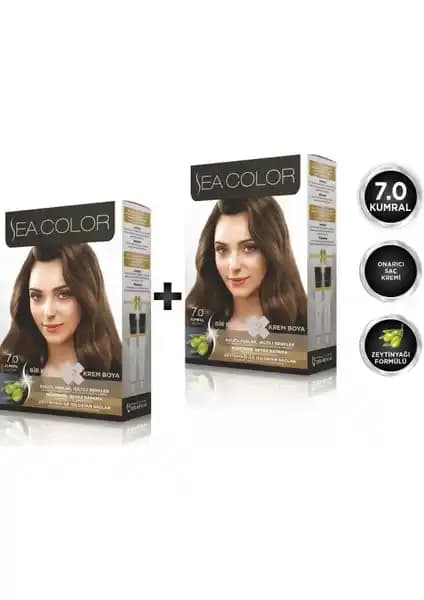 Sea Color 7.0 Kumral Seti ile Doğal ve Kalıcı Saç Renkleri Yaratın