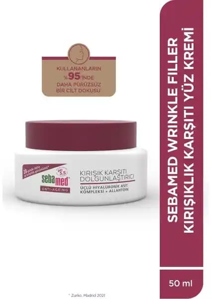 Sebamed Wrinkle Filler Kırışıklık Karşıtı Krem: Yaşlanma Belirtilerine Karşı Etkili Cilt Bakım Ürünü
