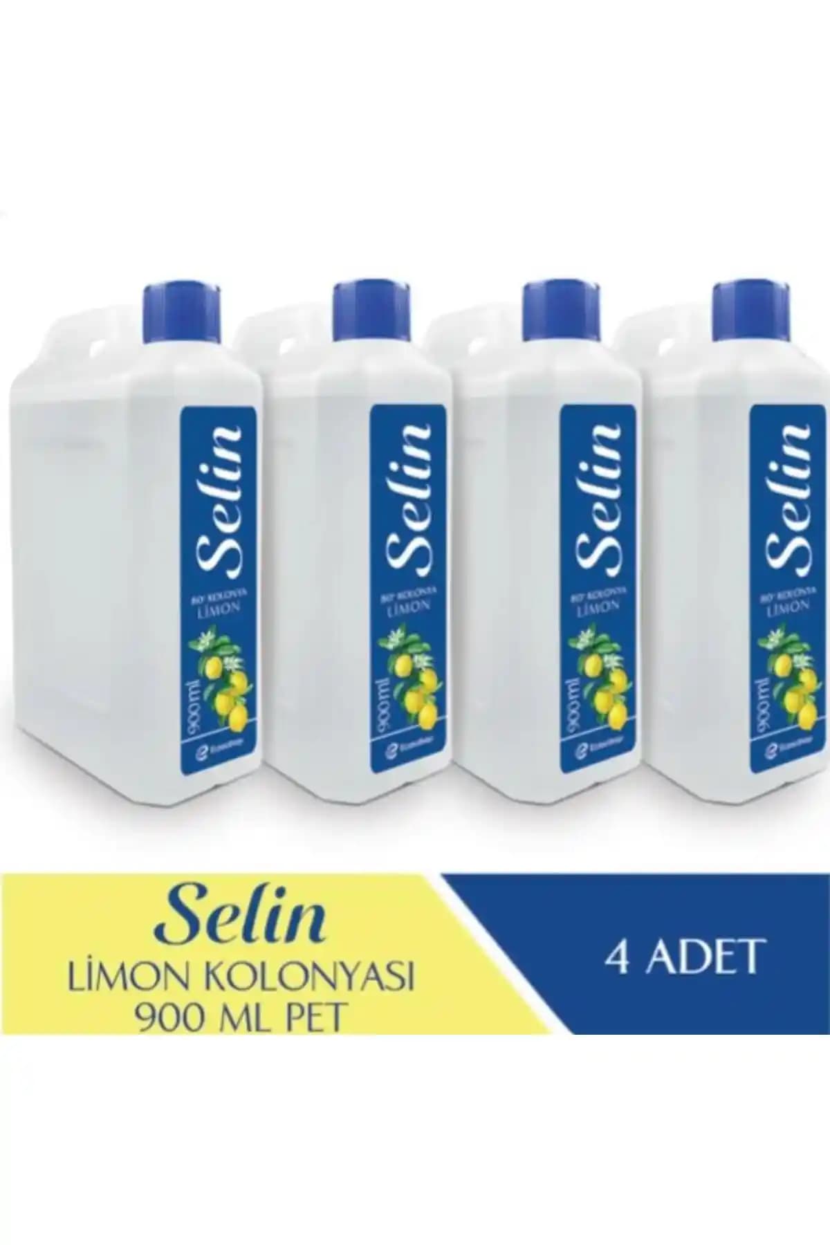Selin Limon Kolonyası 900 ml 4'lü Set: Yüksek Kalite ve Ferahlık Sağlayan Ürün