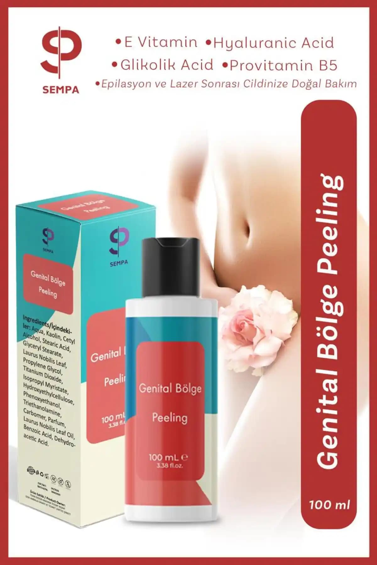 SEMPA Genital Bölge Peelingi: Hassas Ciltler İçin Güvenilir ve Etkili Bakım Çözümü