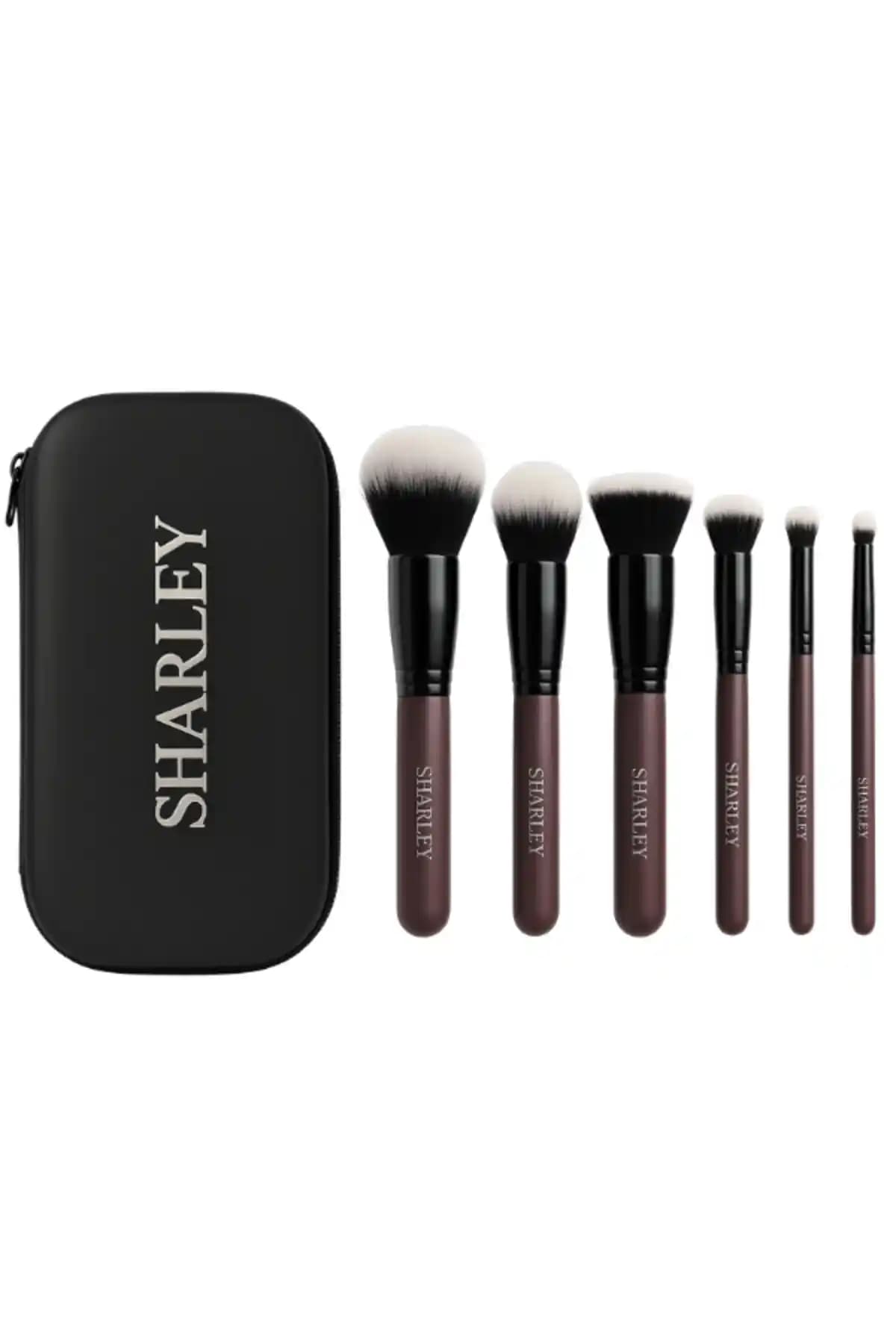 Sharley 6’lı Makyaj Fırça Seti Profesyonel ve Seyahat Dostu Çok Amaçlı Kullanım