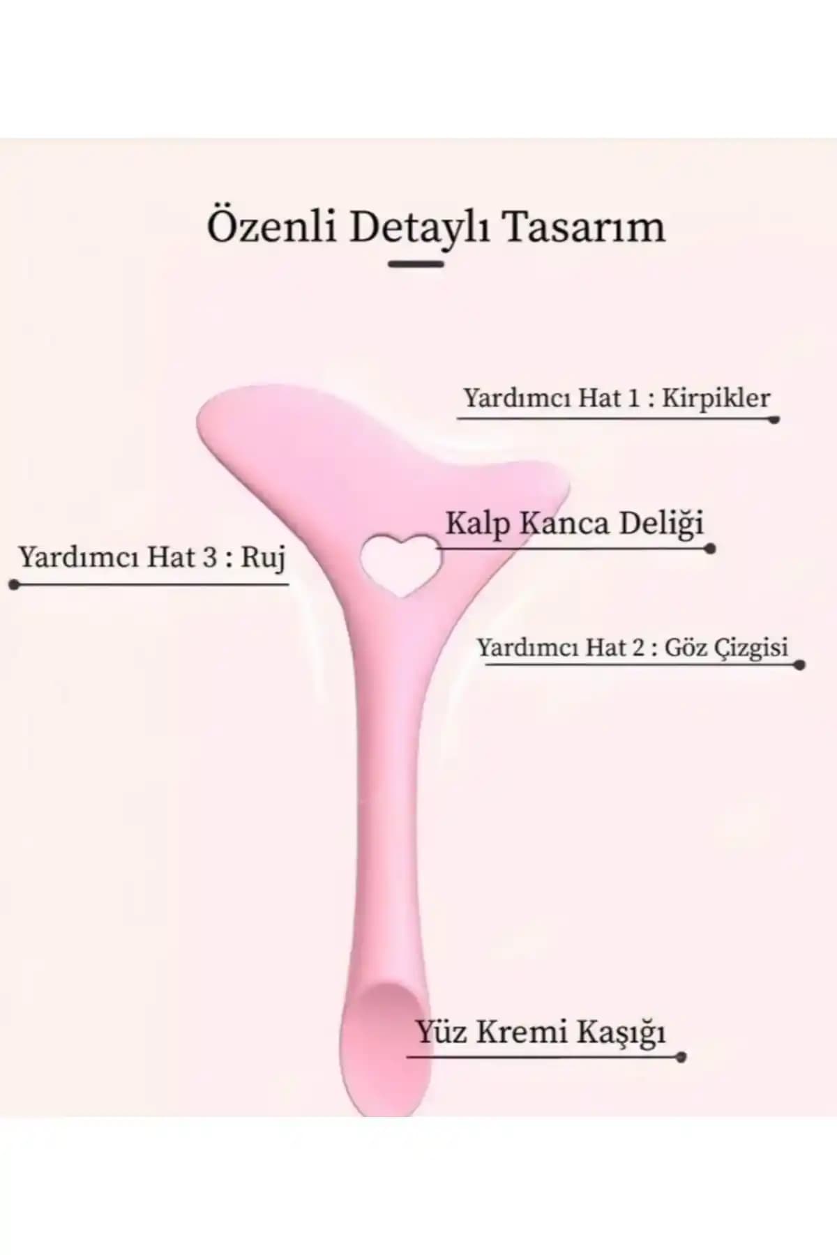 Sibelon Çok Yönlü Göz Makyajı Aparatı: Kirpik ve Eyeliner Uygulamasında Pratik Çözüm