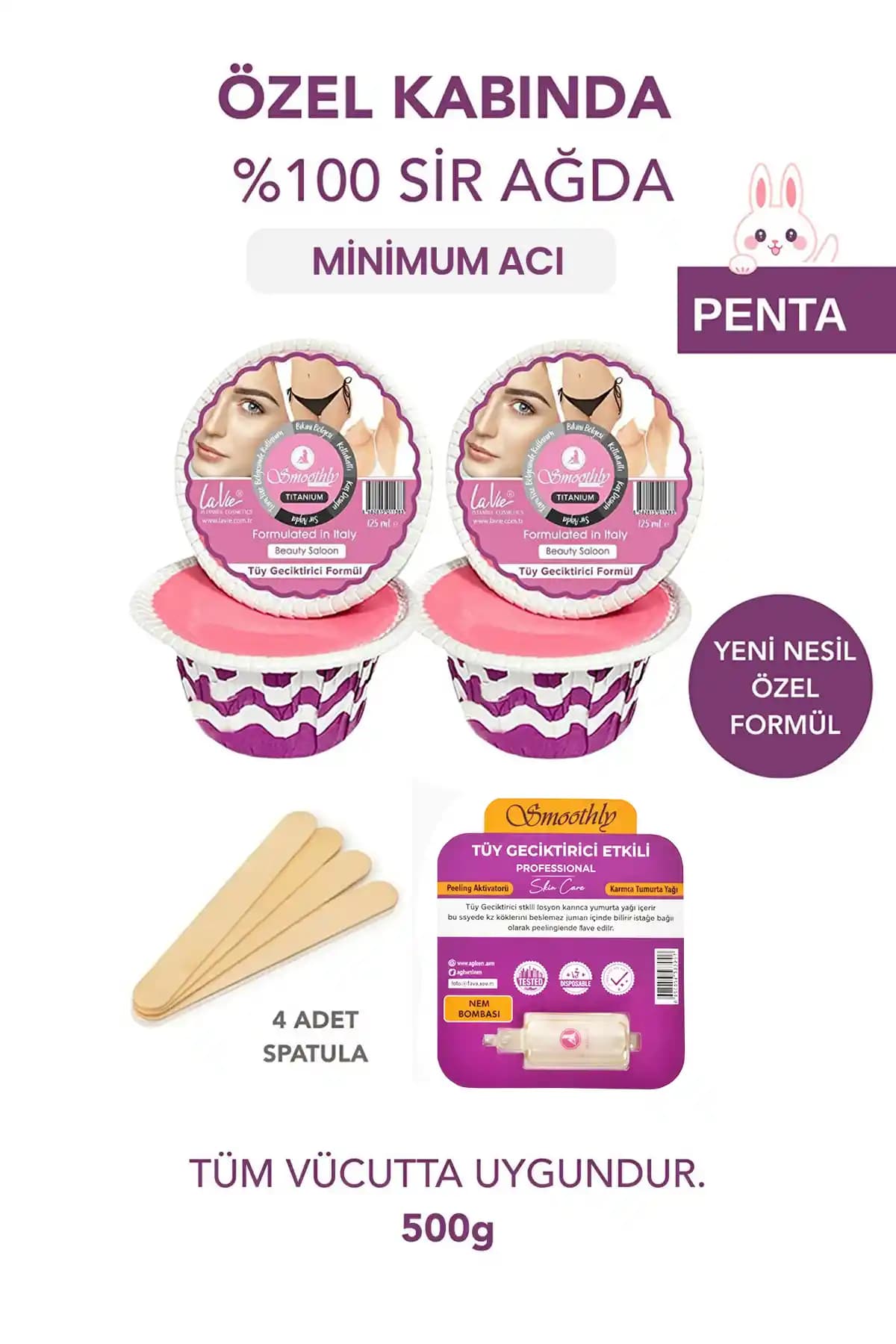 Smoothly Pudralı Penta Ağda Seti Hassas Ciltler İçin Güvenli ve Etkili Bakım Çözümü