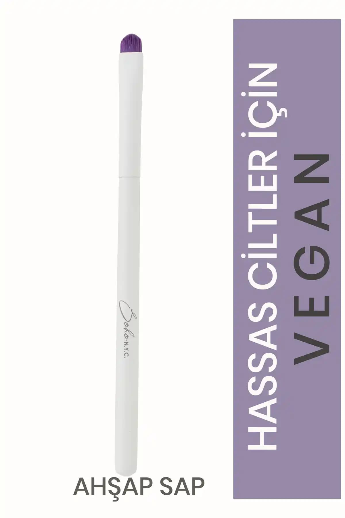 Soho N.Y.C Vegan Detay Liner Fırçası: Çevre Dostu ve Profesyonel Makyaj Deneyimi