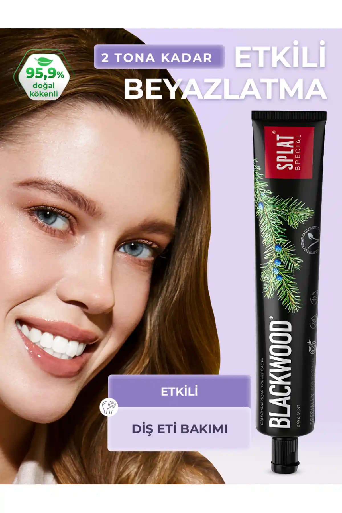 Splat Blackwood Siyah Beyazlatıcı Diş Macunu: Doğal İçeriklerle Güvenli ve Etkili Temizlik