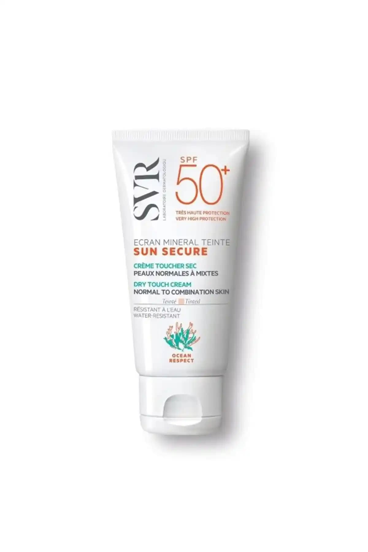 SVR Sun Secure Creme Teinte SPF50 Kuru Ciltler İçin Yüksek Koruma Sağlayan Güneş Kremi