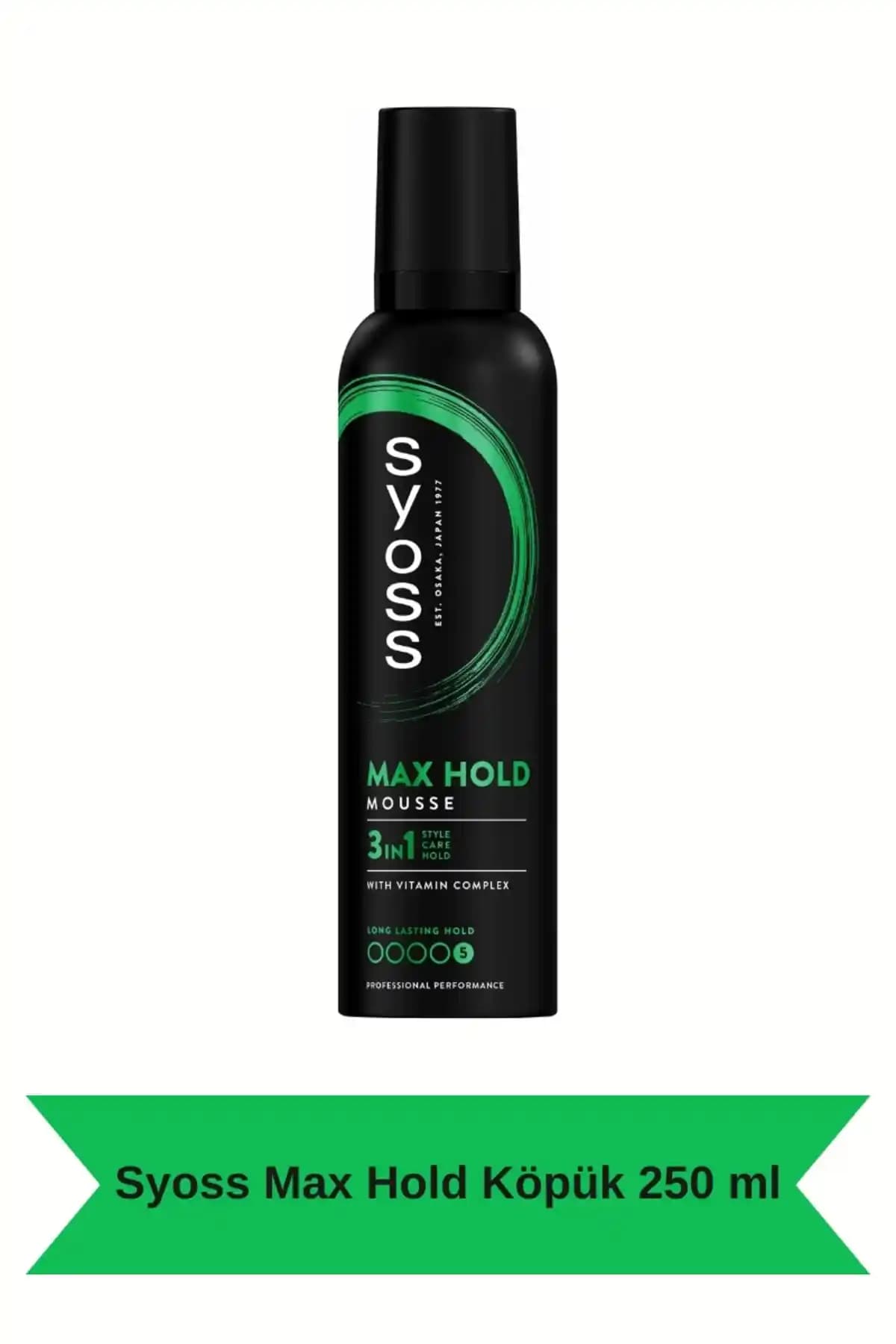 Syoss Max Hold Köpük: Güçlü Tutuş ve Doğal Görünüm Sağlayan Saç Şekillendirme Çözümü