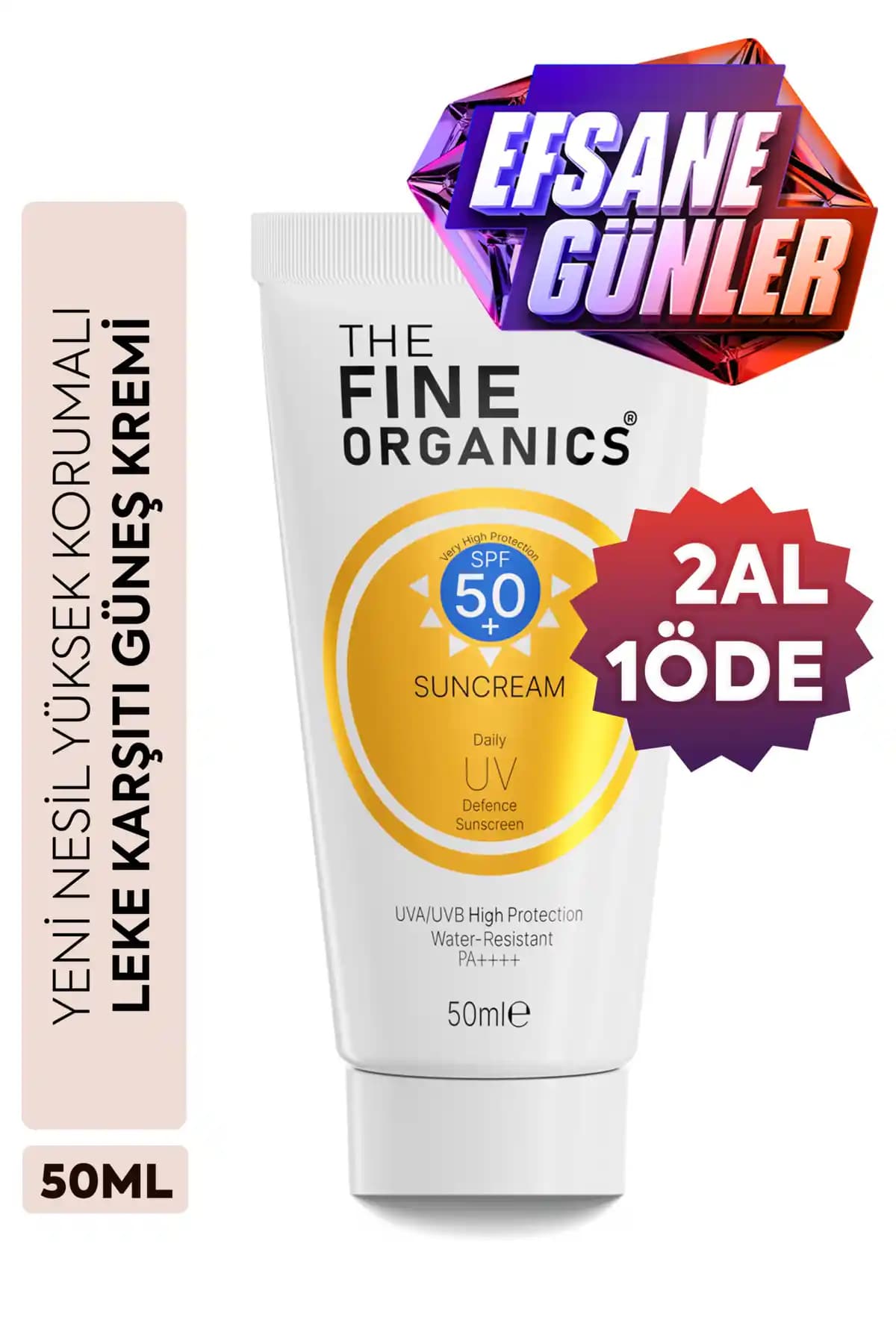 The Fine Organics SPF 50+ Yüksek Koruma ve Leke Karşıtı Güneş Kremi İncelemesi
