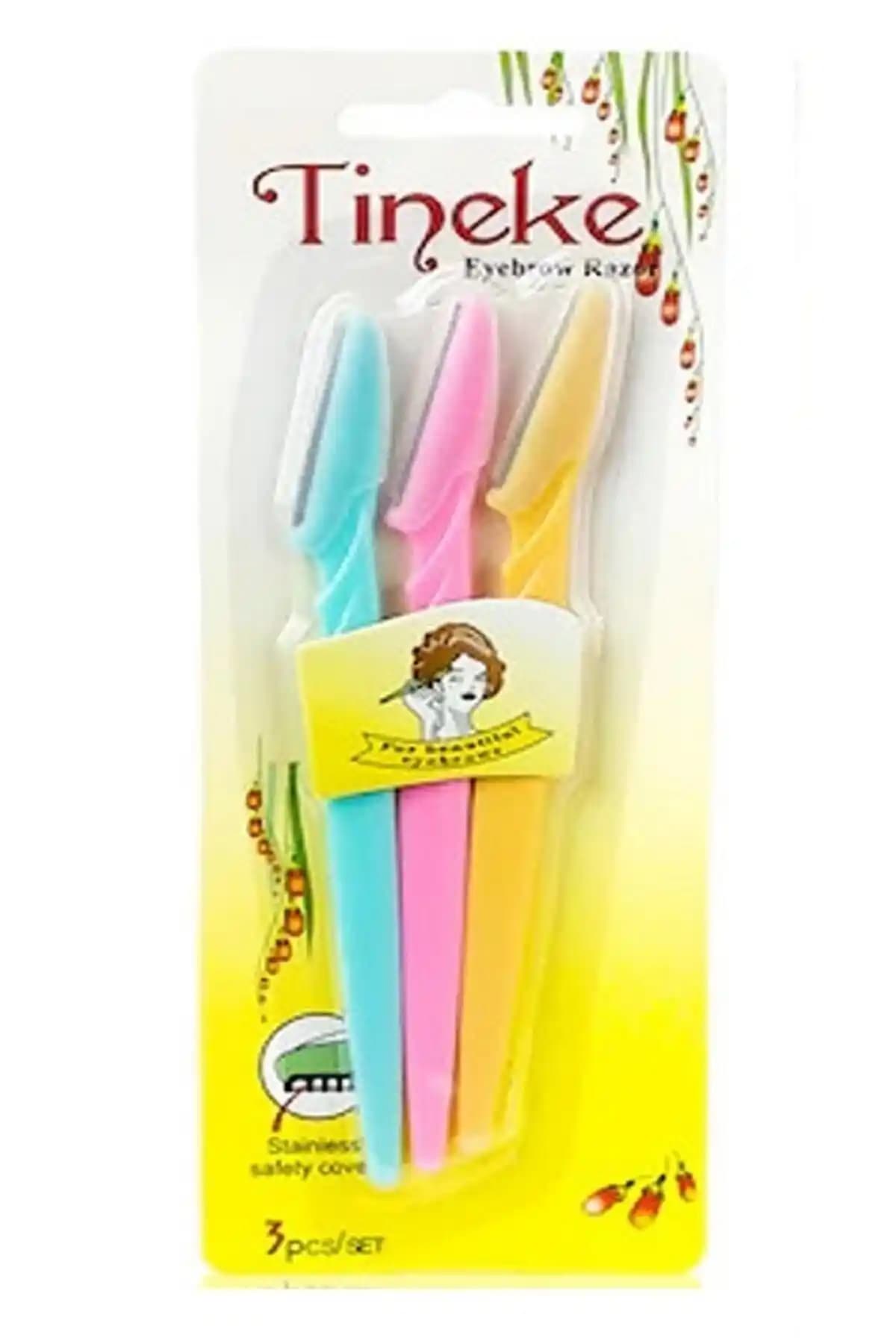 TİNEKE 3'lü Kaş Usturası: Güvenilir ve Pratik Kullanım İçin Uygun Bir Güzellik Aksesuarı