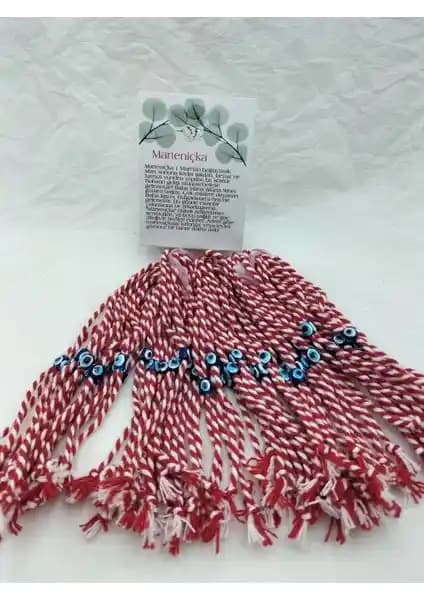 Toptan 50 Adet Marteniçka Bileklikleri Geleneksel Türk Koruma ve Şıklık Simgesi