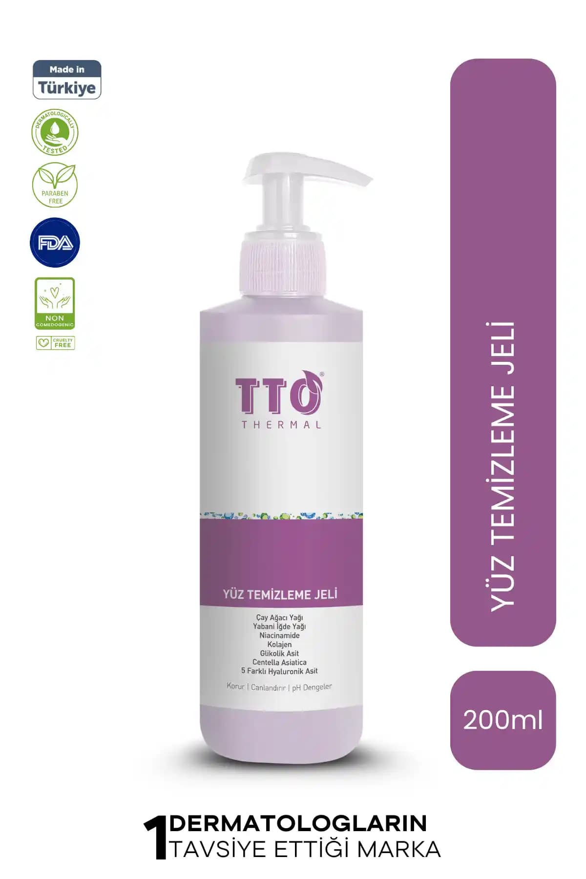 Tto Thermal Yüz Temizleme Jeli: Hassas ve Tazelik Sağlayan Doğal Cilt Temizliği Ürünü