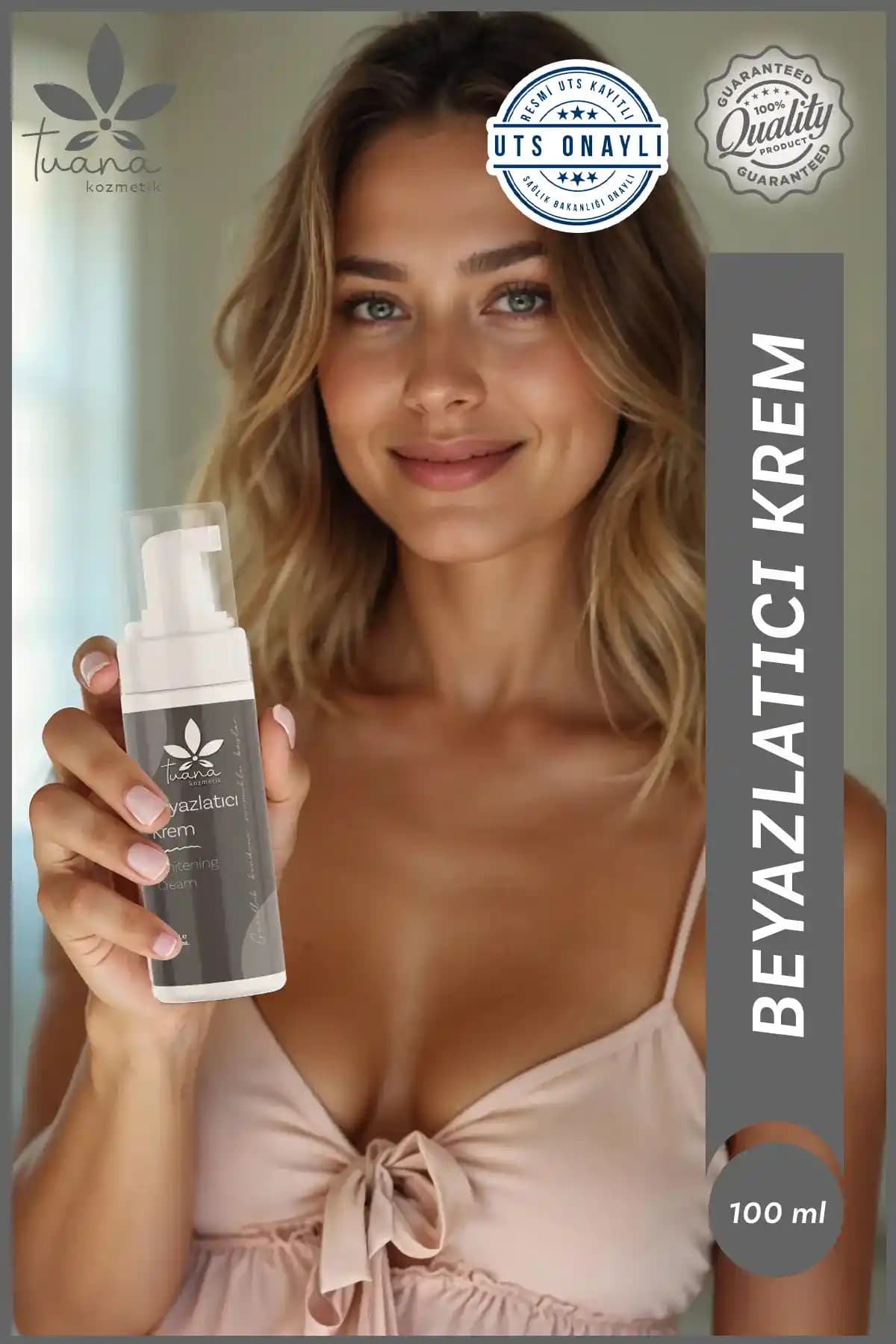 Tuana Kozmetik Yüz ve Vücut Beyazlatıcı Nemlendirici Kremi Cilt Tonunu Eşitleyen ve Leke Giderici Özelliklerle