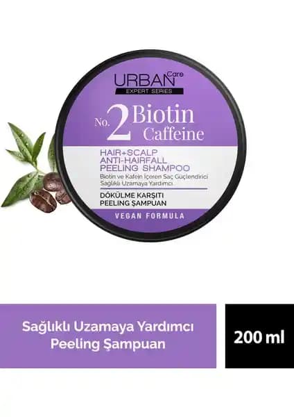 Urban Care Expert BiotinKafein Arındırıcı Peeling Şampuan ile Saç Sağlığınızı Güçlendirin
