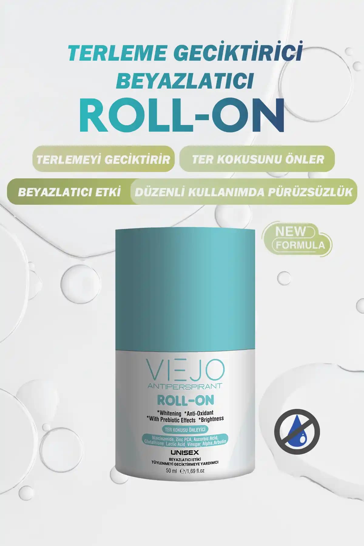 Viejo Koltuk Altı Roll-on: Terleme ve Kararma Sorunlarına Etkili Çözüm