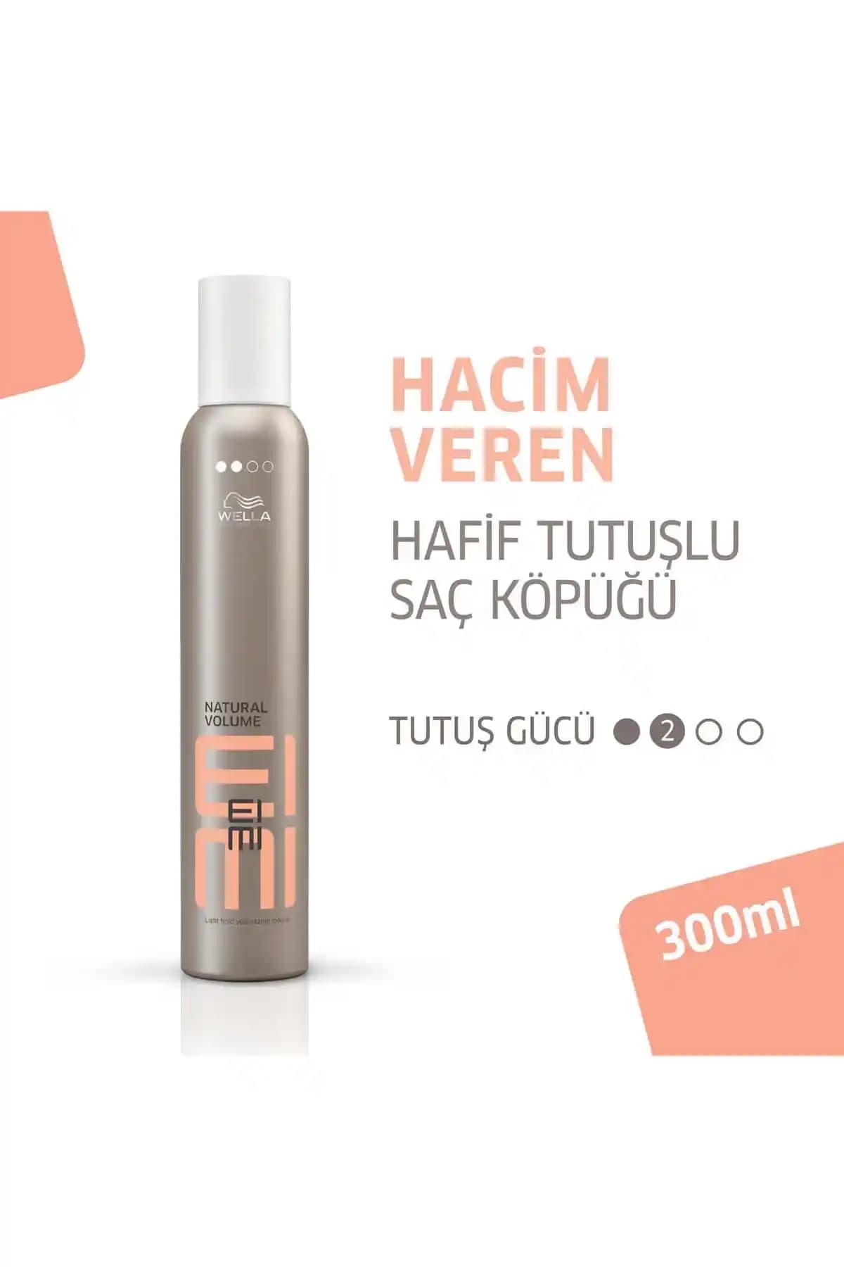 Wella Eimi Natural Volume Saç Köpüğü: Hafif Tutuş ve Doğal Hacim Sağlayan Ürün