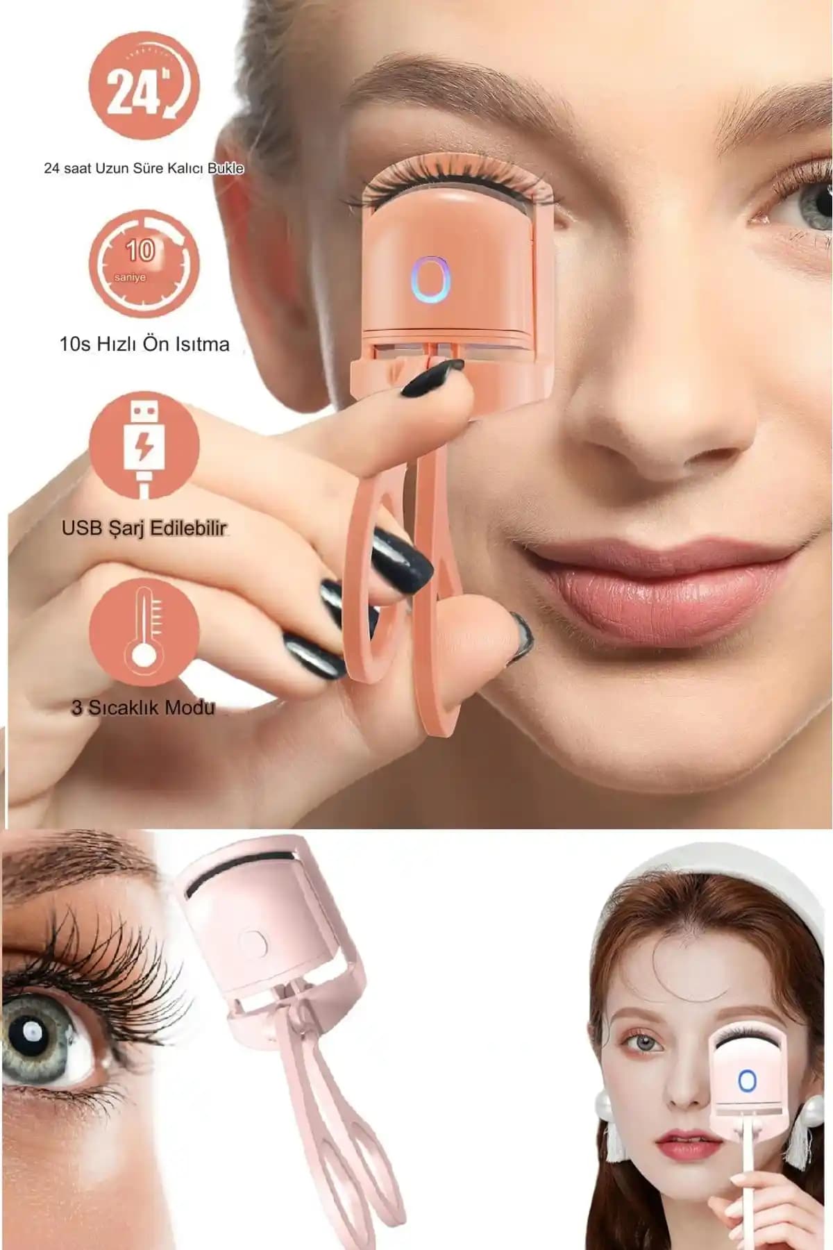 Xolo Yeni Nesil Şarjlı Isıtmalı Kirpik Kıvırıcı: Pratik ve Estetik Makyaj Aksesuarı