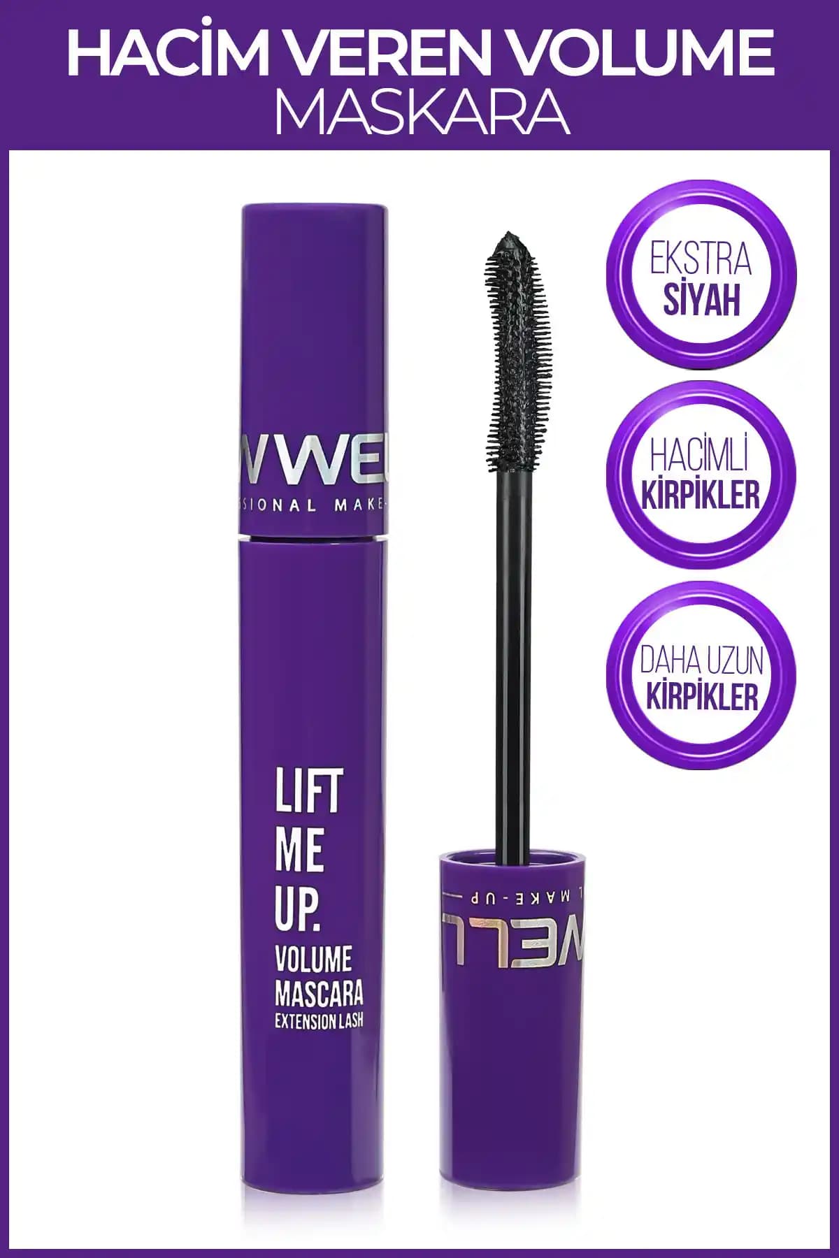Yeni Well Lift Me Up Volume Maskara ile Kirpiklere Hacim ve Uzunluk Kazandırın