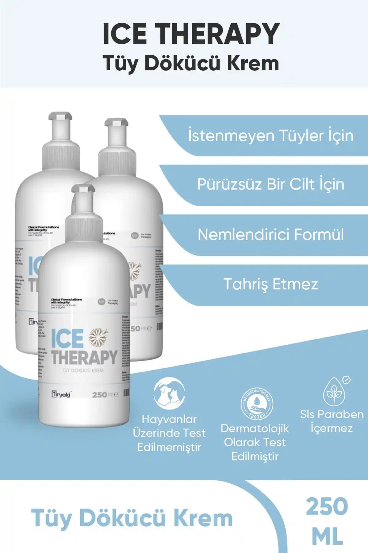 Ice Therapy Tüy Dökücü Epilasyon Kremi: Pratik ve Etkili Çözüm