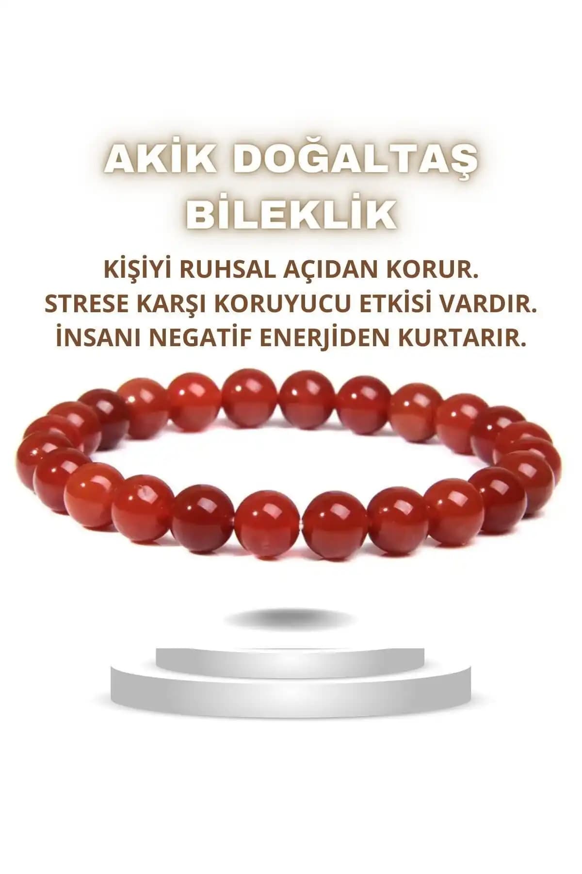 Akik Kırmızı Doğal Taş Bileklikleri: Estetik ve Koruyucu Özellikleriyle Şıklık Sunar