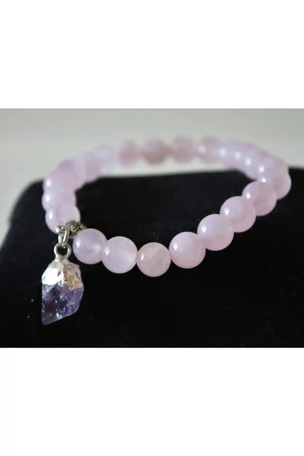 AquaStore Pembe Kuvars Taşı Bileklik - Doğal Taşlar ve Enerji Dengeleyici Özellikler