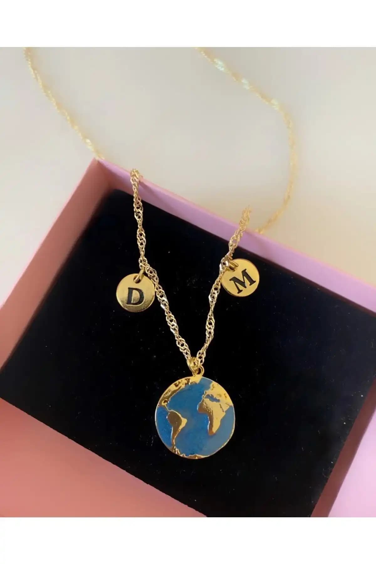 Asia by Leuvoié ve Genel Markalar Dünya M Harfli Gold Kolye Karşılaştırması 1