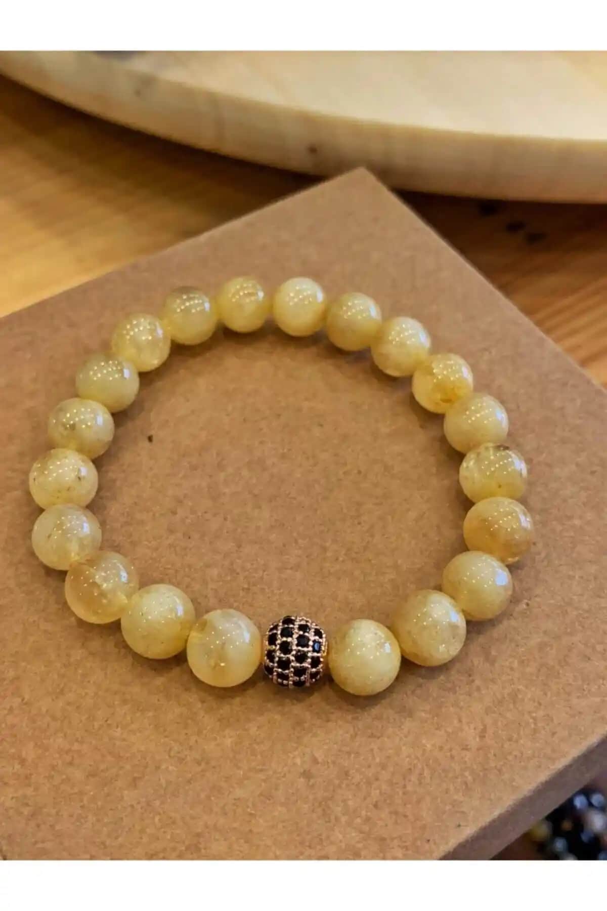 Ayze Doğaltaş Sitrin Taşı Bileklik: Doğal ve Şık Takı Seçenekleri