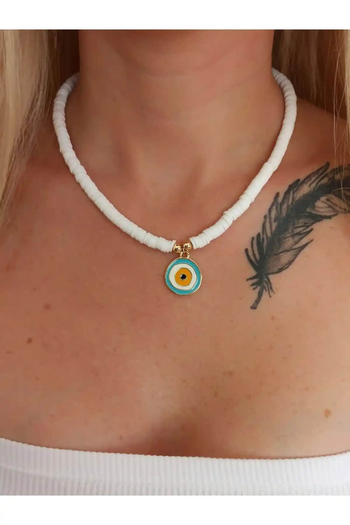 Denizdenal Fimo Nazar Boncuklu Kolye: Zarif ve Enerji Dolu Aksesuar Önerisi